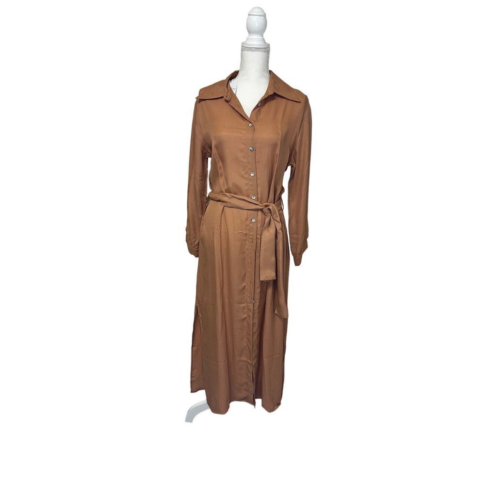 AURA Tan‎ Dress Womens Size L.